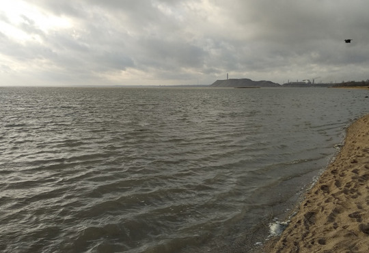 В Мариуполе Азовское море вернулось к берегу: ранее здесь оголилось дно