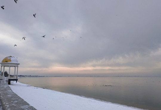 По ощущениям -22. Фоторепортаж с заснеженного Бердянска