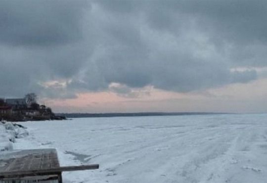  Замерз Хаджібейський лиман: фото