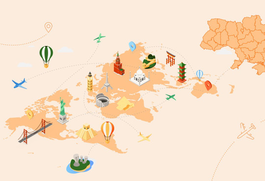 Карта Travel tech України. Компанії, які успішно працюють в індустрії туризму