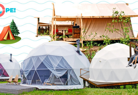 Як у наметі, тільки зі зручностями: 5 глемпінгів для осіннього відпочинку на природі в Україні