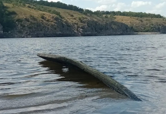 На острові Хортиця випадково знайшли фрагмент вантажного судна, якому близько 300 років