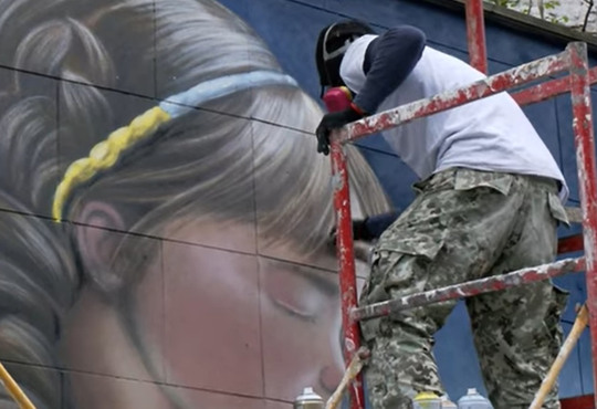 У Одесі з'явилося три нові мурали, присвячені Україні: їх створили американські художники