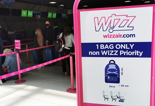 Wizz Air використовує електронні вимірювачі ручної поклажі. Чи поширять прилади після тестування?