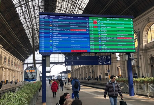 Ремонт у Будапешті, УЗ змінює маршрути міжнародних поїздів