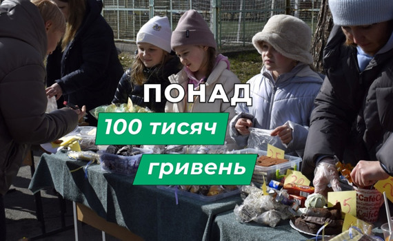 Школярі з Бучі зібрали кошти на дрони для ЗСУ