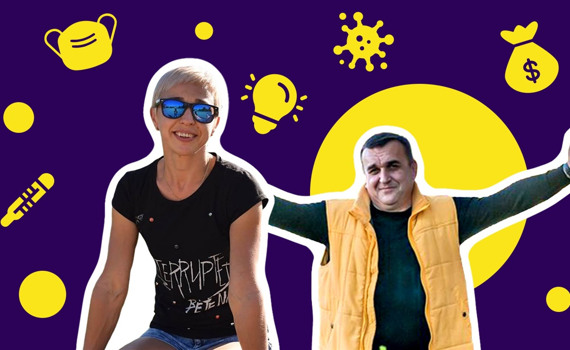 Как в Северодонецке Михаил Ивонин выпускает антисептики, а Анна Горина спасает компанию по уборке