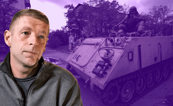 Ховалися на кладовищі, знімаючи обстріл Бахмута. Кореспондент Андрій Дубчак про роботу на фронті