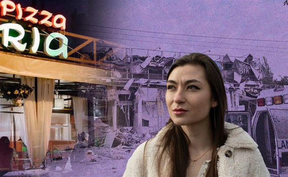 Ірина Сампан пішла з ресторану RIA за 40 хвилин до ракетного удару. Її врятував поганий інтернет