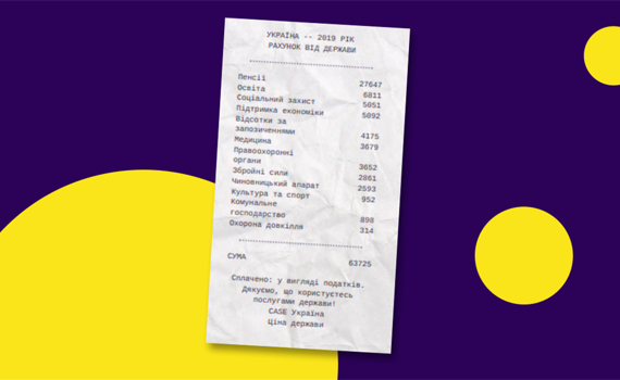 Я сплачую податки і хочу знати, на що вони йдуть? Рахуємо за допомогою спеціального калькулятора