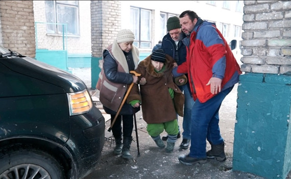 Grad rockets were landing closer and closer. The evacuation of civilians from Luhansk oblast