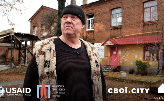 У мене житла немає — я безхатько. Юрій 2 роки живе в підвалі ресторану в Лимані