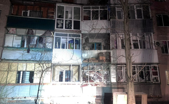 Росія вдарила по Слов'янську трьома "Геранями". Є поранений, частина міста без світла