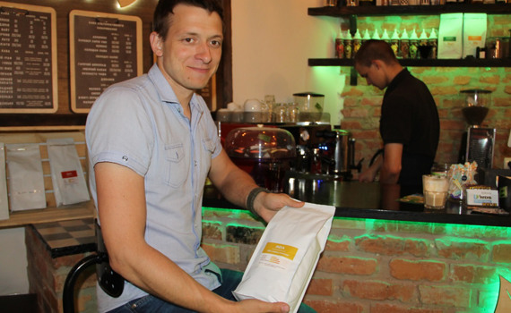 Как кофейня «Поруч» в Краматорске поможет Центру ветеранов АТО? Объясняет Владимир Бабич