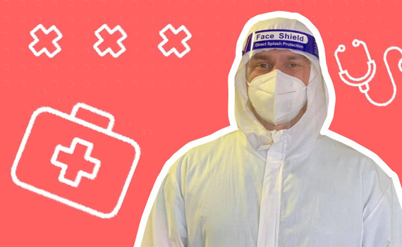 Євген Широков керує ковід-відділенням у Маріуполі. Тут киснем рятують важких пацієнтів