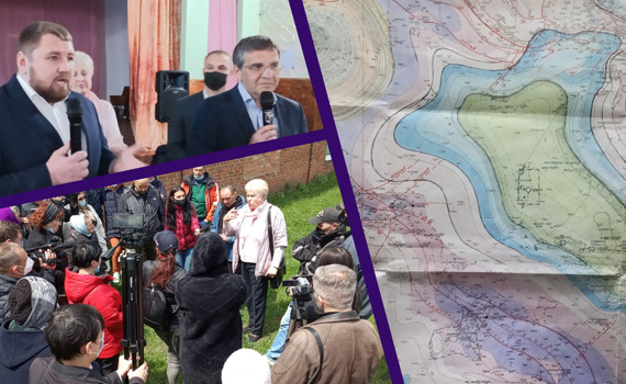 В Святогорске громада выступила против добычи газа. Объясняем, что произошло на встрече с Нафтогазом