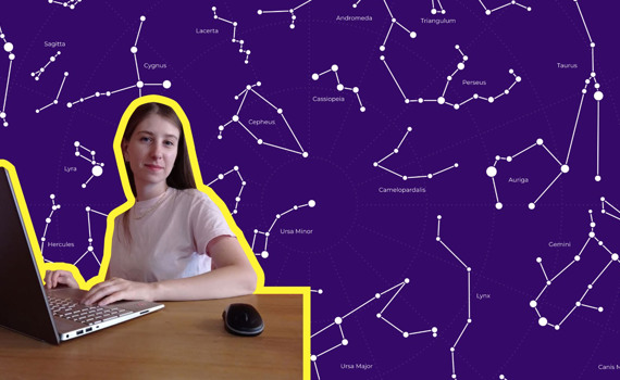 Катерина Козка з Маріуполя створює ексклюзивні зоряні мапи. І допомагає зберегти особливі дати