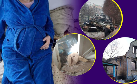 Вагітна переселенка з Луганська ховається в підвалі в Бучі. І щодня чекає на евакуацію