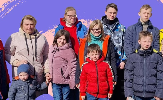 Her house burned down, her husband died. Evacuation story of a mother of 11 children from Rubizhne