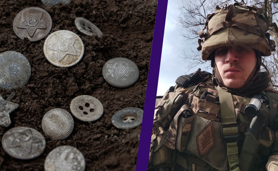 Я шукав в окопах на сході артефакти часів Другої світової. Ця війна теж залишає німий слід в землі