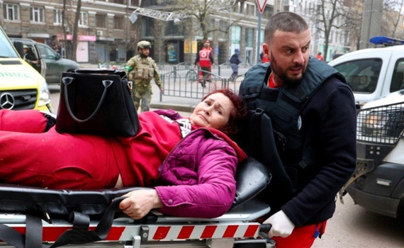 A Syrian rescuing people at war. Akhmad chose not to leave Ukraine, the country that sheltered him