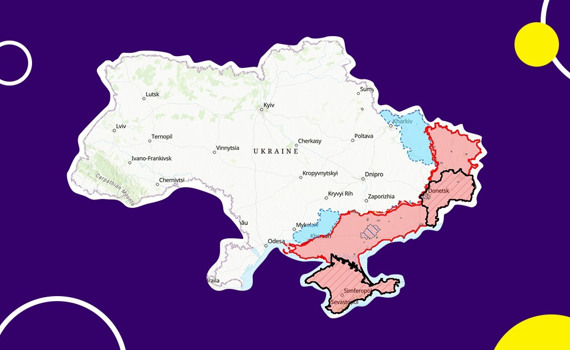 Карта бойових дій та окупованих територій- 2023: сервіси, де можна побачити актуальну інформацію