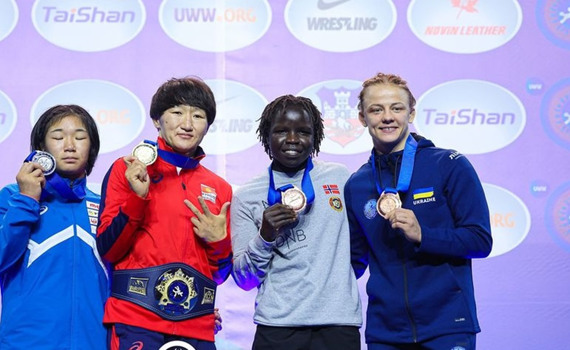 Борчиня з Ірпеня стала бронзовою призеркою Чемпіонату світу з вільної боротьби