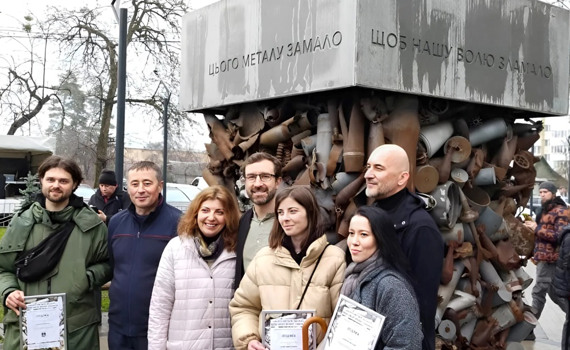 В Ірпені відкрили монумент «Воля», присвячений боротьбі Приірпіння у лютому-березні 2022 року