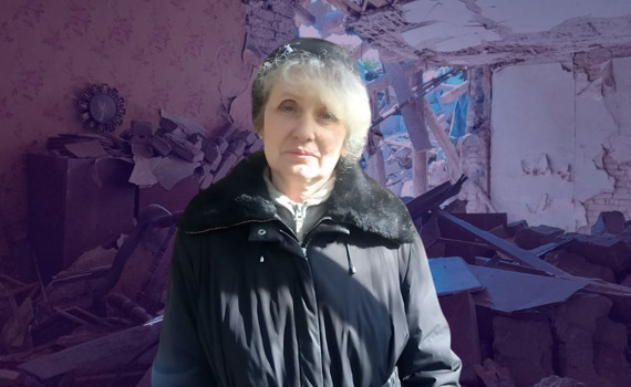 Росія двічі зруйнувала будинок Олени Кузнецової зі Слов'янська. Жінка готувалася зимувати в ньому