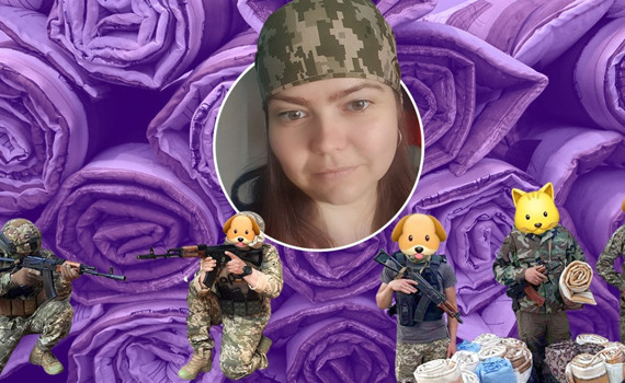 Волонтерка з Дніпра пошила вже близько тисячі матраців на фронт. Замовлень з кожним днем все більше