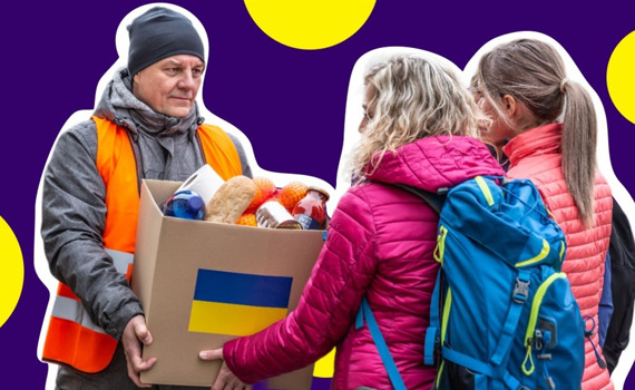 Гуманітарна допомога переселенцям у січні 2024 року. Де отримати продукти, засоби гігієни та одяг