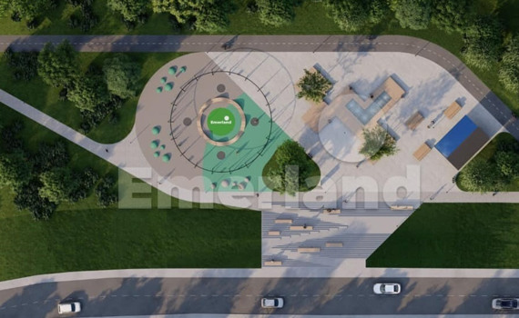 Стало известно, как будет выглядеть парк кластера Emerland в Святогорске. Смотрите проект