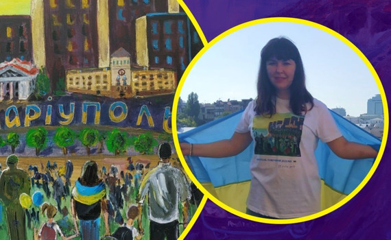 Таким Юлія Магда бачить повернення в Маріуполь. Художниця переносить на полотна спогади з окупації