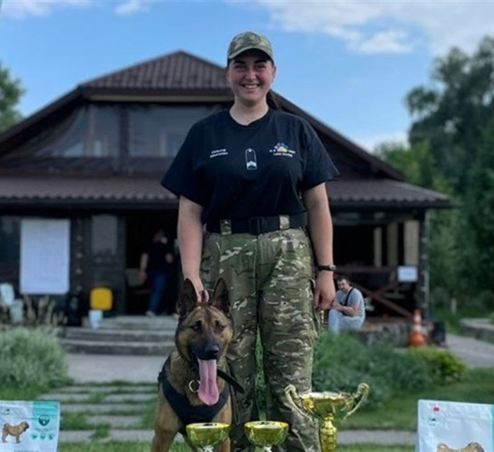 Кінологиня з Ірпеня та її вівчарка Ібро посіли призове місце на всеукраїнських змаганнях