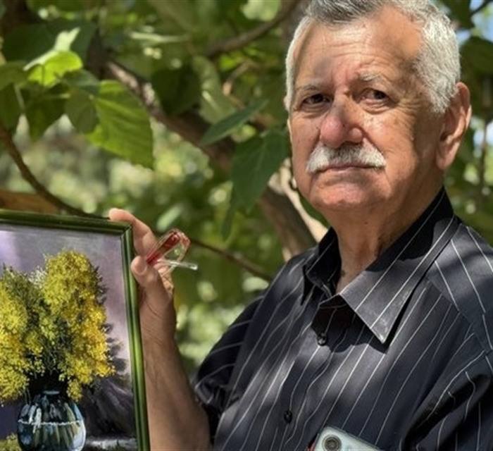 100 картин Вадима Кіріцева згоріли у Кураховому. Лікар пише нові та допомагає ЗСУ