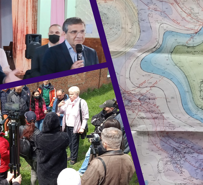В Святогорске громада выступила против добычи газа. Объясняем, что произошло на встрече с Нафтогазом