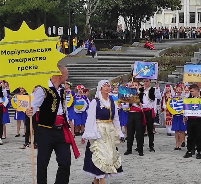 Ми прийшли на грецький фестиваль "Мега Йорти" в Маріуполі. Нашим гідом стала Надія Чапні