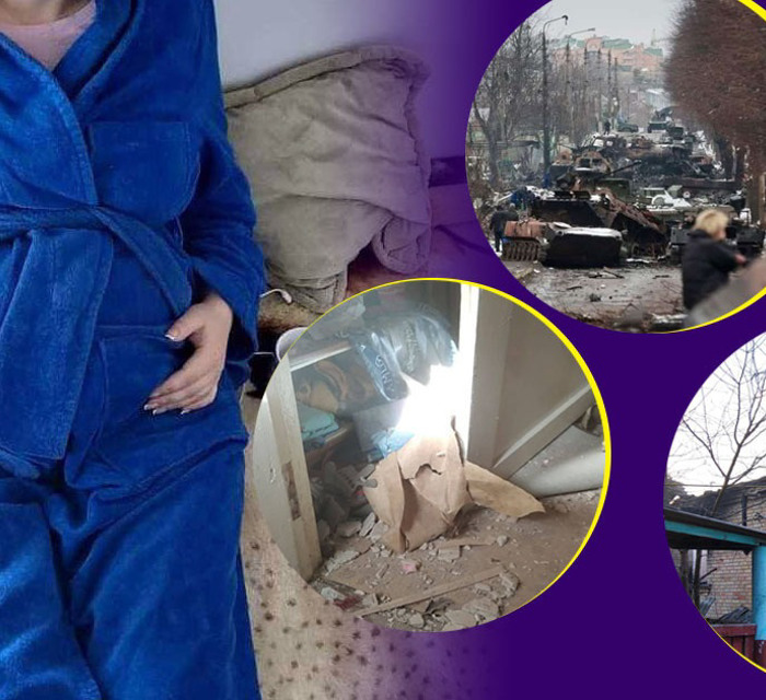 Вагітна переселенка з Луганська ховається в підвалі в Бучі. І щодня чекає на евакуацію