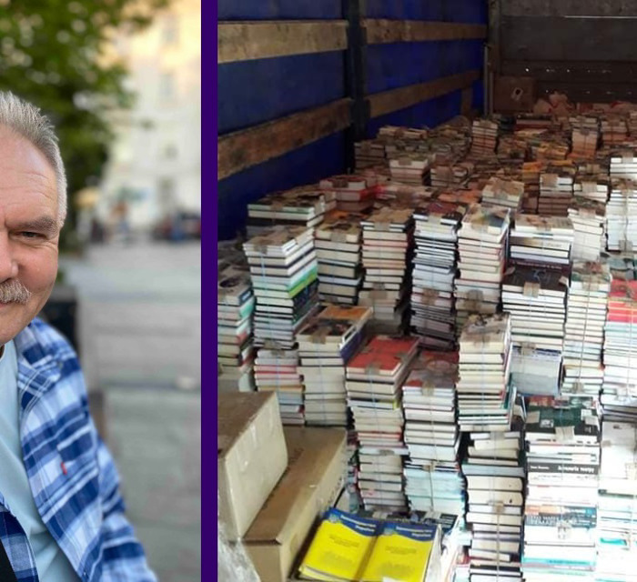 Я вивіз більше 25 тисяч книг із “Книгарні Є” у Слов'янську. Рятувати їх теж важливо — і ось чому