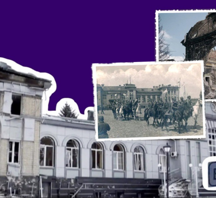 Таким залишиться в історії вокзал Бахмут II. Місце, яке зустрічало армію УНР, знищене росією