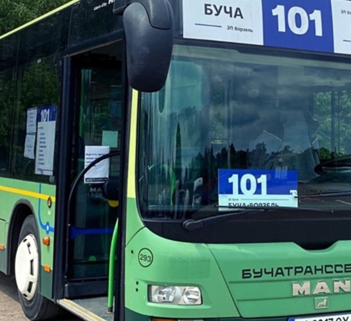 У Бучі запустили автобусні маршрути до парку: розклад руху