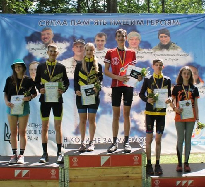 Команда Київщини виборола 7 медалей на чемпіонаті України зі спортивного орієнтування на велосипедах