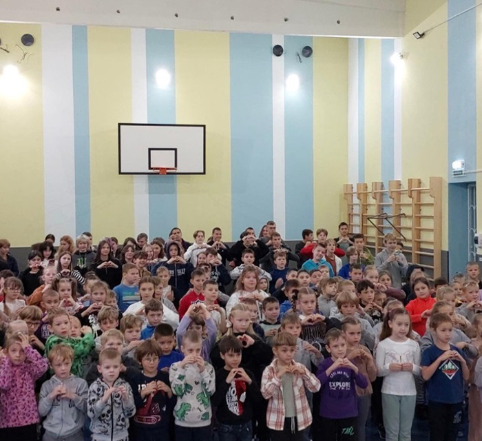 Взяли участь 179 шкіл з усієї України: бучанські школярі долучились до флешмобу і встановили рекорд