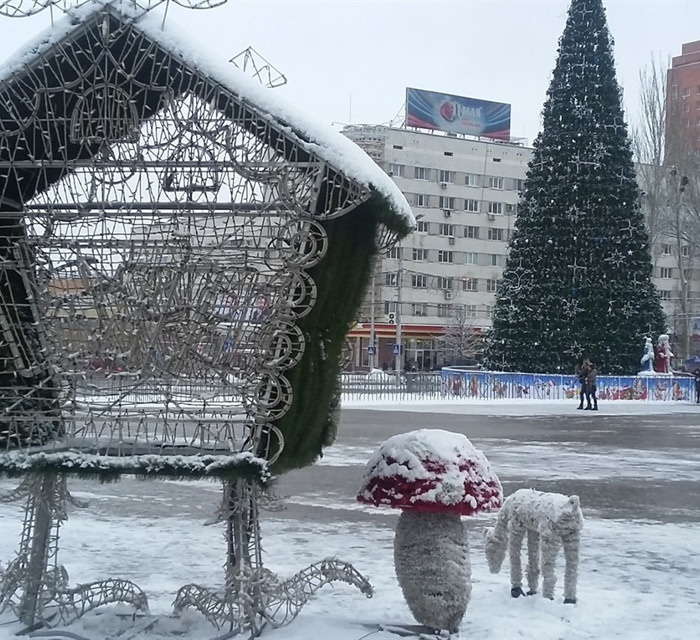  Предновогодний Донецк: 45 фотографий из города, который готовится встречать 2019 год
