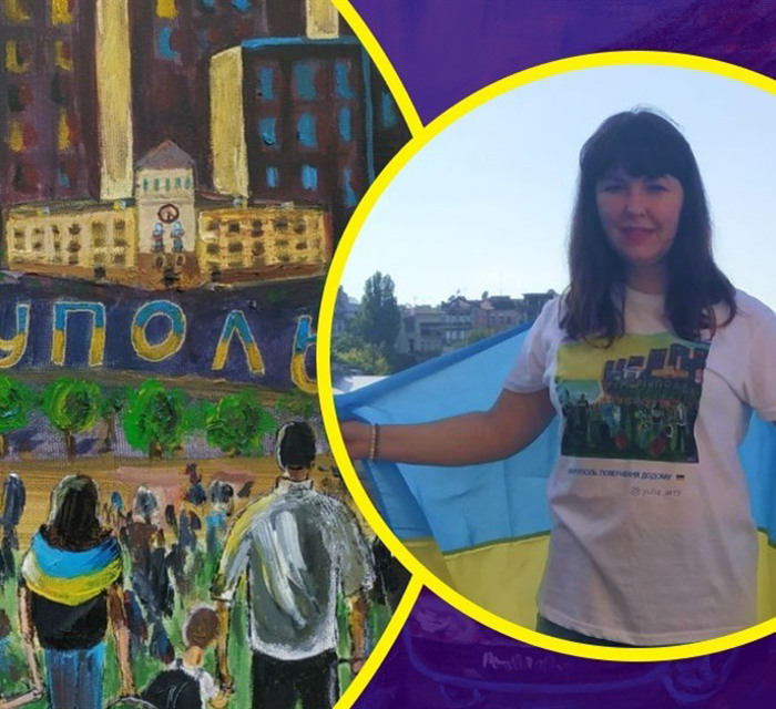 Таким Юлія Магда бачить повернення в Маріуполь. Художниця переносить на полотна спогади з окупації