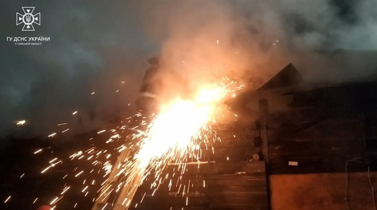 На вихідних у селі Тиманівка горів будинок (відео)