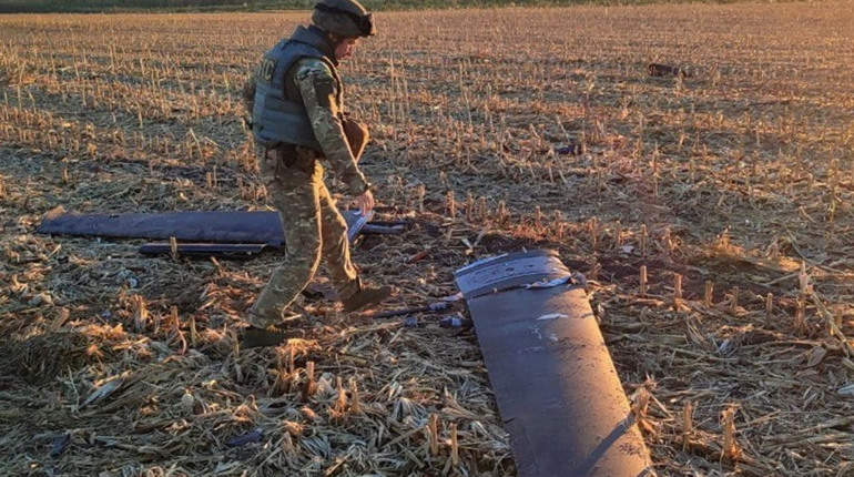 На Сумщині вибухотехніки поліції знешкодили збитий безпілотник росіян