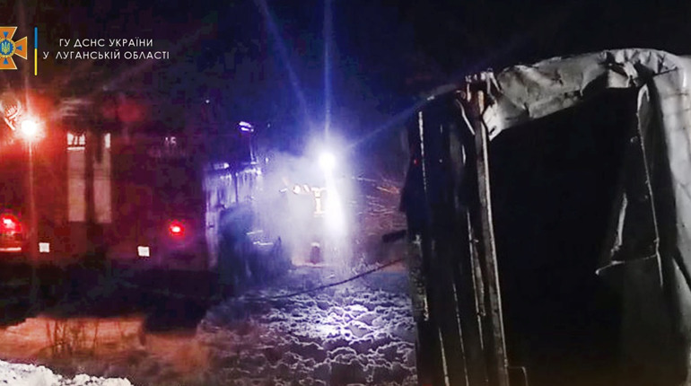 В Луганській області за добу сталося три аварії на дорогах - постраждали люди