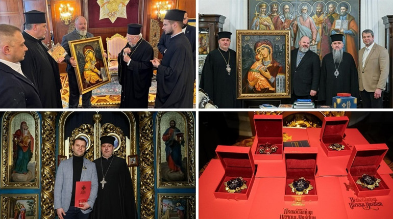 Предстоятель ПЦУ митрополит Епіфаній відзначив Миколу Філонова орденом Святителя Миколая