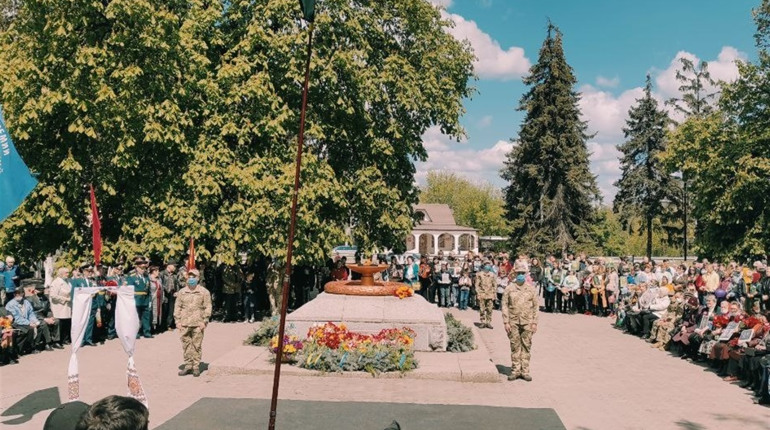 День перемоги над нацизмом у Другій світовій: фоторепортаж з урочистостей у Первомайську